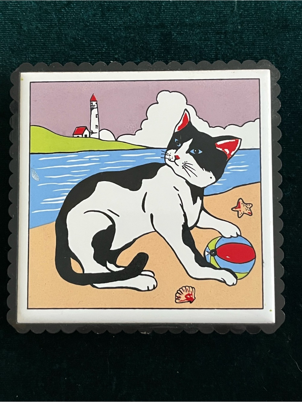 Vintage Japan Giftcraft Tile Trivet